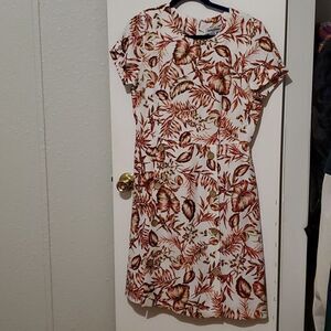 Shelby & Palmer  fall Leaf 🍃 Print Dress. 10